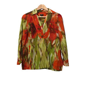 Talbots Cotton Silk Blend Petite Size 2 Top